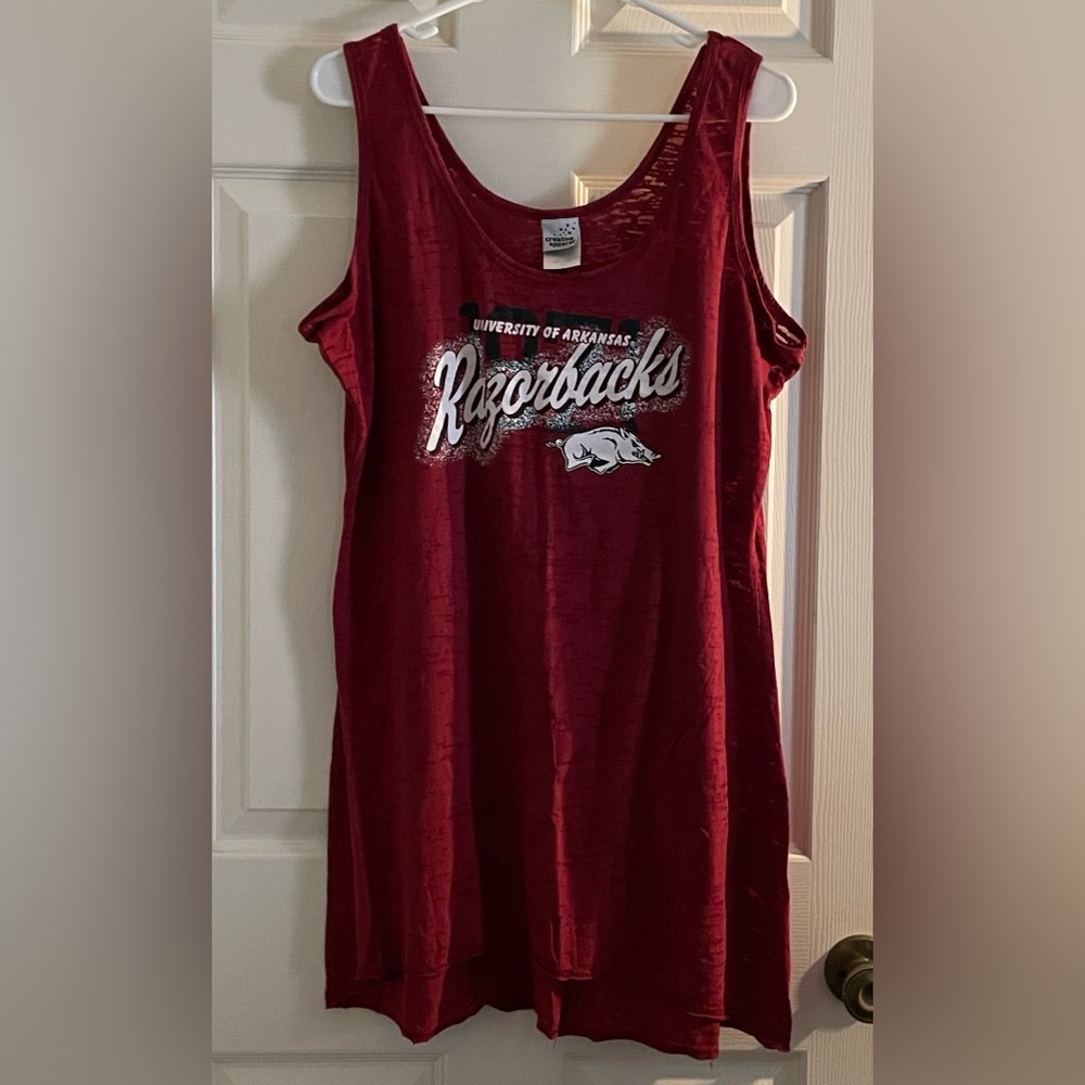 Arkansas Razorbacks Tank XL